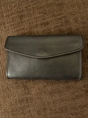 VINTAGE COACH ENVELOPE CLUTCH 9810 MADE IN NEW YORK CITY BLACK